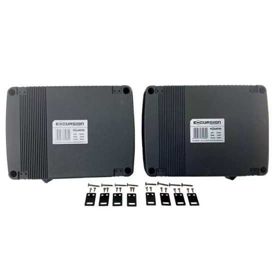 Excursion PX-US79 2 pasywne subwoofery pod siedzenia samochodowe z głośnikami 7x9 cali - 150/500W, 3ohm, metalowe obudowy zamkniete dla prawej i lewej